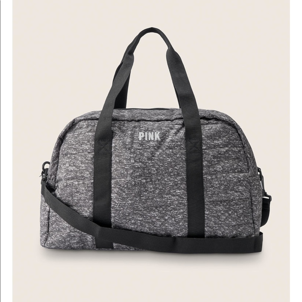V SECRET PINK quilted duffle bag!
